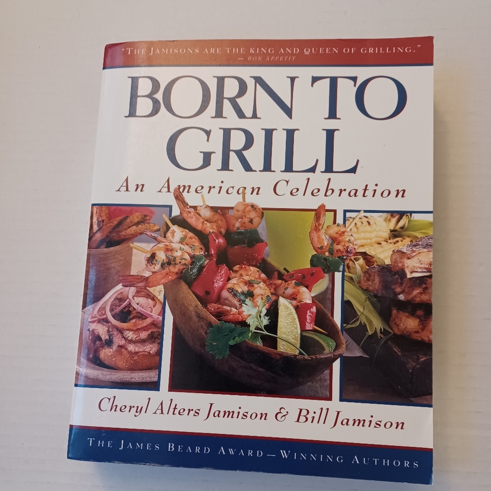 4/$40 Born To Grill - Paperback Recipe Book